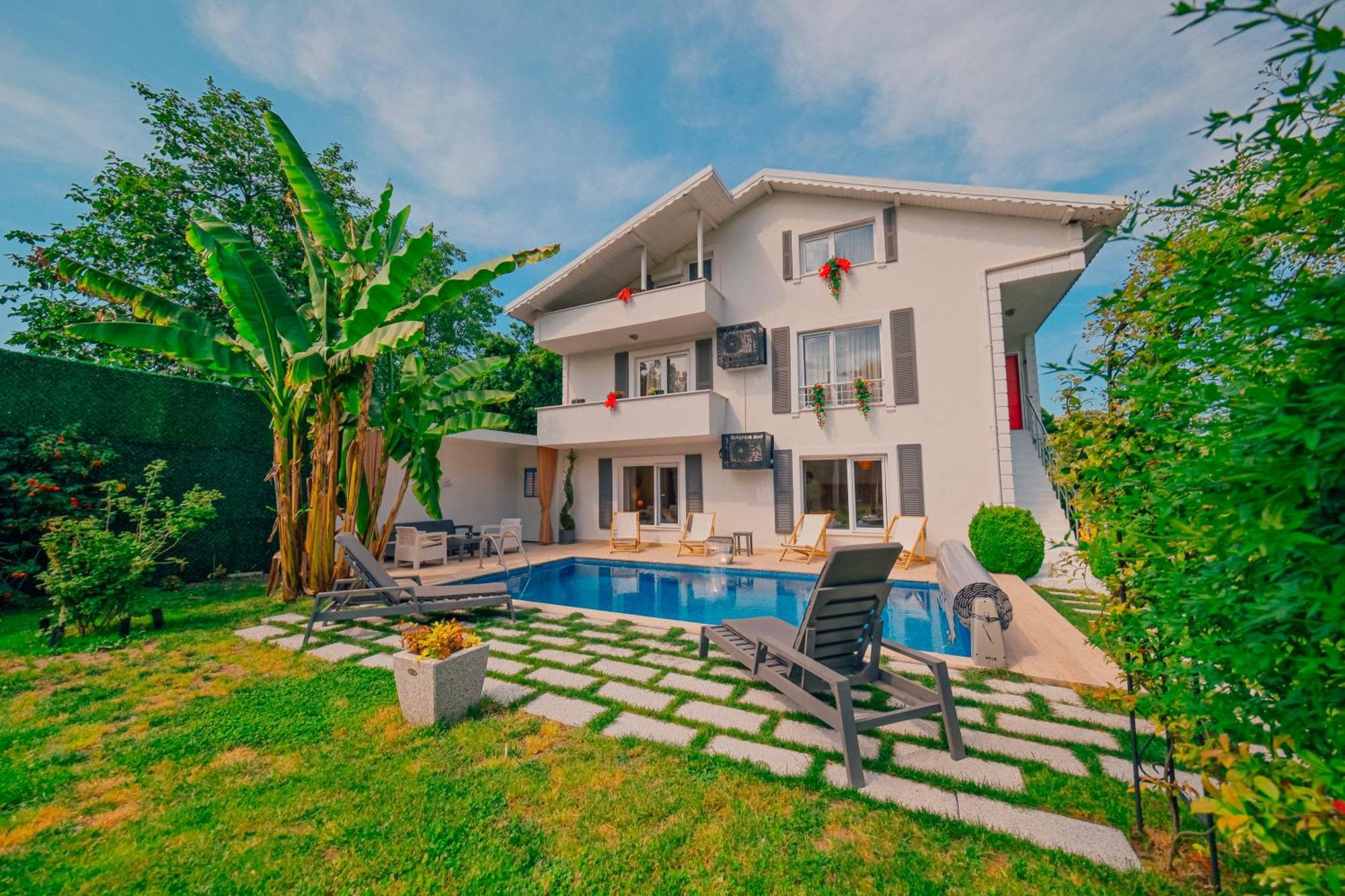 Villa Atlas Muhafazakar Havuzlu, Mustakil Genis Bahceli Sapanca Exteriér fotografie
