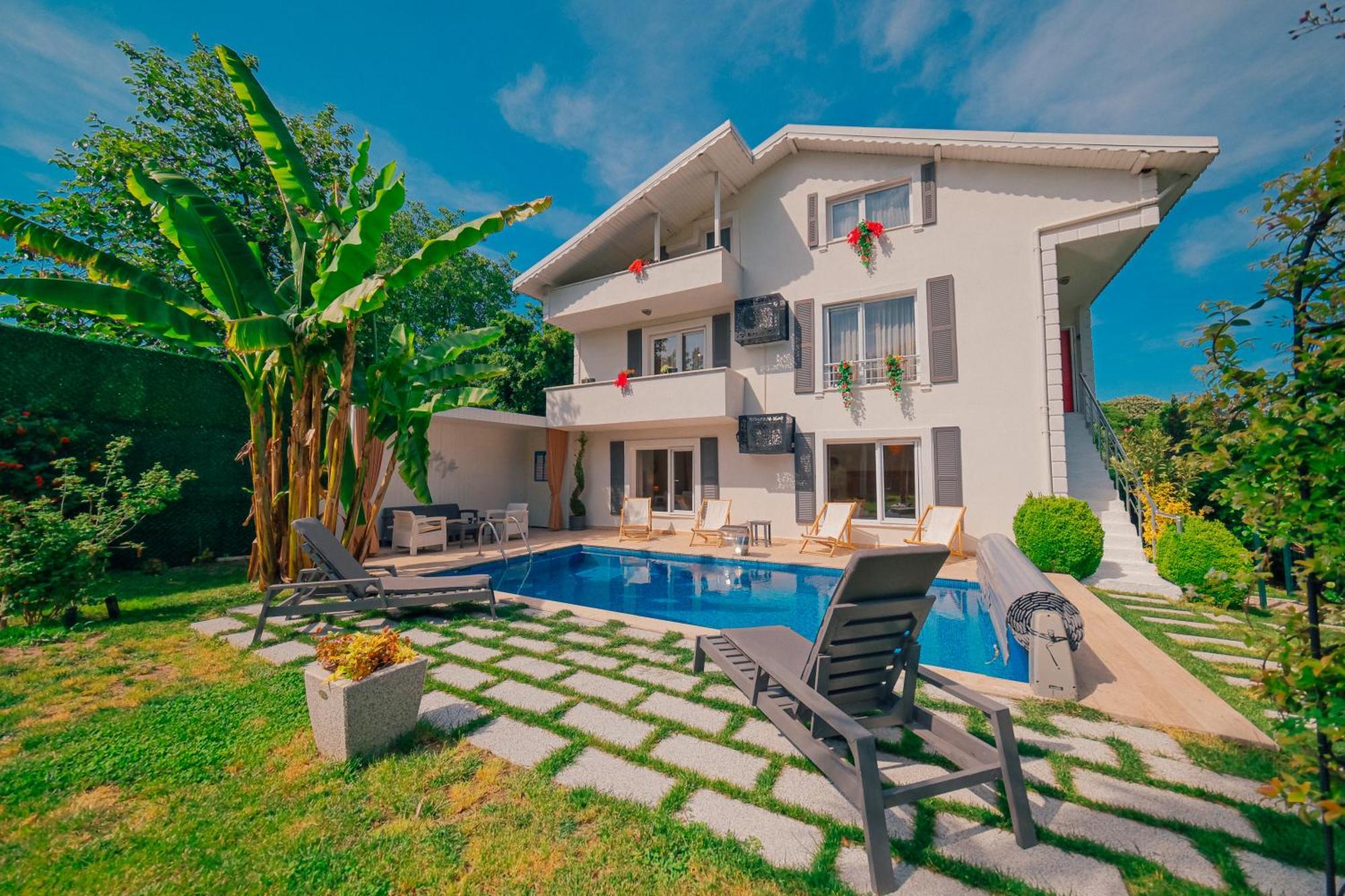 Villa Atlas Muhafazakar Havuzlu, Mustakil Genis Bahceli Sapanca Exteriér fotografie