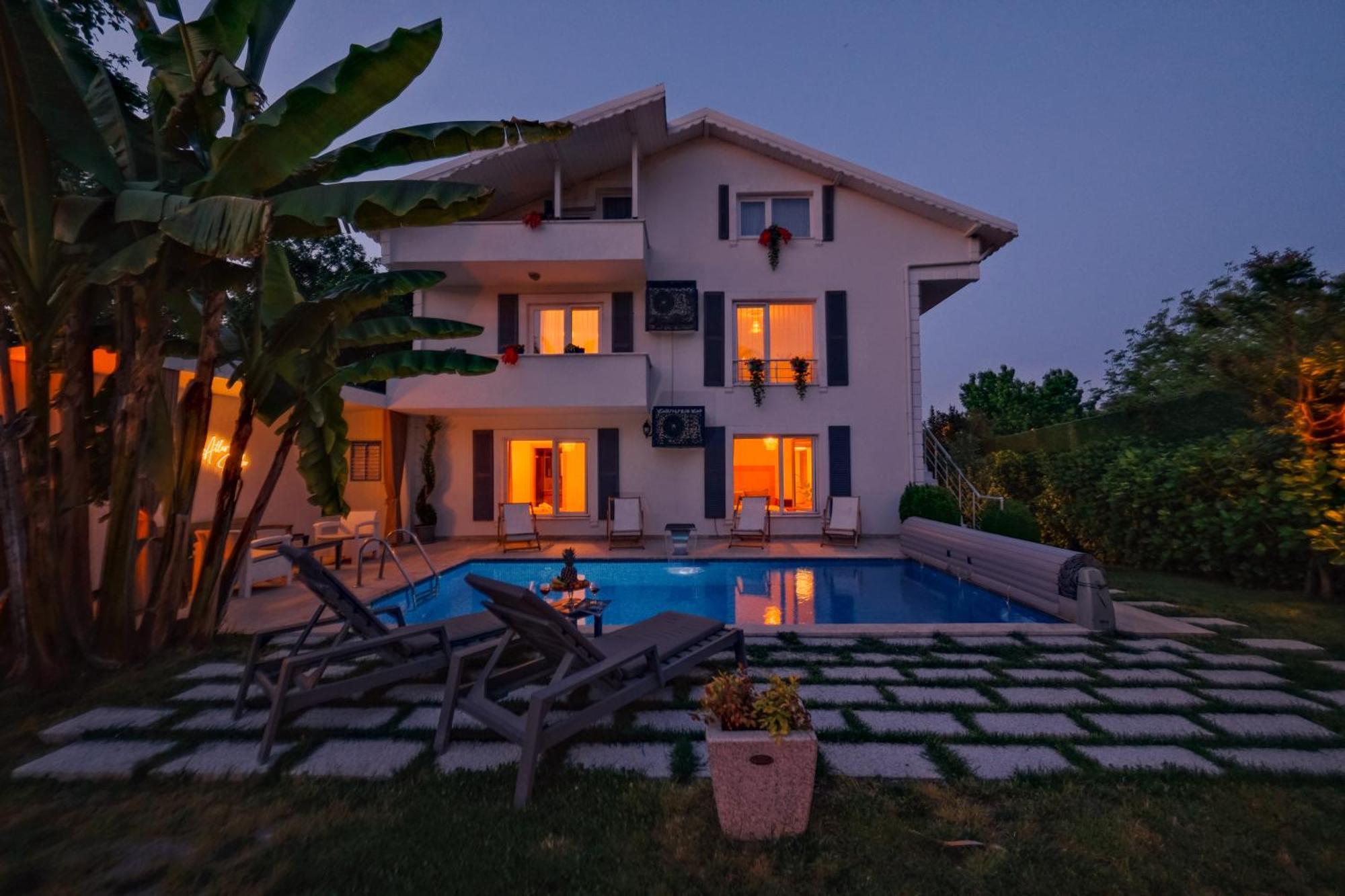 Villa Atlas Muhafazakar Havuzlu, Mustakil Genis Bahceli Sapanca Exteriér fotografie